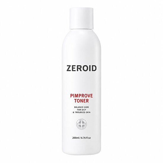 Eksfoliējošs toneris ar LHA un AHA skābēm taukainai un problemātiskai ādai ZEROID Pimprove Facial Toner